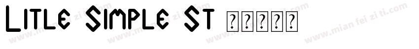 Litle Simple St字体转换